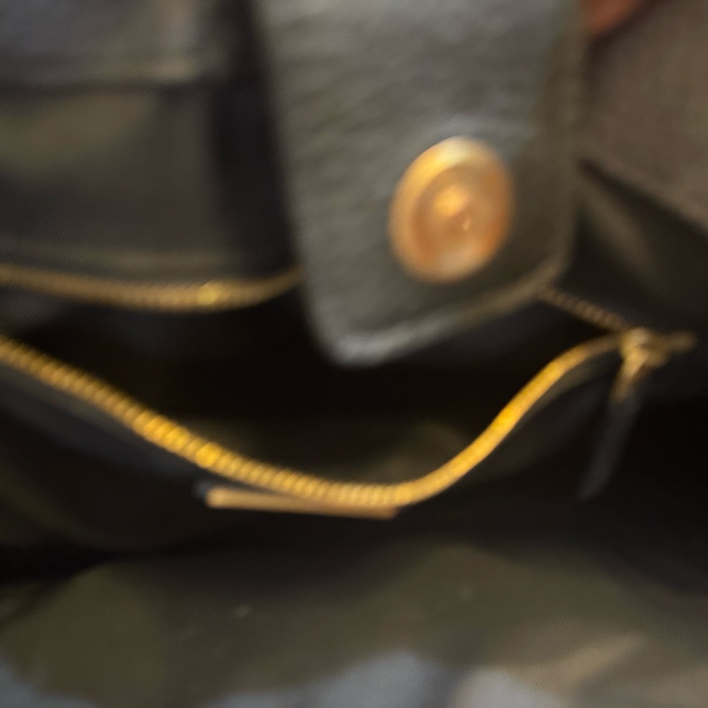Tory Burch Black Leather Tote with Tassels - Picture 6 of 6